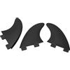 Funien Set di Pinne per Tavola da Surf 3 Pezzi Pinne di Ricambio in PVC Resistente per Tavole Gonfiabili e Paddle - Migliora la stabilità e le Prestazioni (Nera)