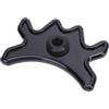 Generic Testa da Biliardo per Stecca da Biliardo Testa da Ponte Leggera e Portatile Robusto Strumento in Plastica per Tiri Precisi Feste in Casa (Blue)