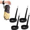Generisch Set di 4 cinghie elastiche per guanti da sci, per viaggi professionali, passeggiate, campeggio, uomini, donne, adolescenti, adulti, sciatori