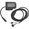 LatoYard E-for - Pannello di controllo con display LCD per bicicletta, 24 V, 36 V, 48 V, 6 pin, elettrico, per bicicletta, scooter, strumento impermeabile in ABS con dati di velocità e batteria