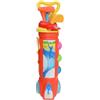 Neptuiby Set da Golf per Bambini Mazze da Golf in plastica per Bambini con Carrello portaoggetti con rotelle per Giochi all'aperto Genitore-Figlio e apprendimento dei