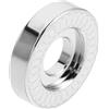 DEEPCRAFF Bilanciamento Argento in Acciaio Inossidabile per Stecca da Biliardo 10g per Allenamento e Partite di Biliardo