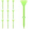 minkissy 10 Pezzi Tee da Golf Sostituibile in ABS Resistente Doppio Strato Alta 3-1/4 Pollici per Tenere Stabile la Pallina da Golf per Allenamento e Gioco