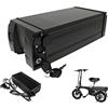 HJGHY ,48v 20ah, Batteria per Portapacchi Posteriore per ebike da 60V 50Ah 72V 40Ah, Batteria al Litio per Portapacchi da 48V 20Ah 25Ah 28Ah 30Ah 35Ah per Moto e Scooter.