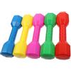 Takingup Set di 5 manubri colorati per bambini, pesi per allenamento sensoriale in plastica leggera con impugnatura liscia per scuola materna, manubri per bambini