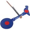 FRCOLOR Bersaglio Portatile e Regolabile e Tiro Reattivo in Lega Blu a Forma di Piccione Design Vivido per Allenamento di Tiro nel Giardino Pratica di Precisione