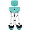Omquot Attrezzo per allungare le gambe, espansione a 180° per allenamento flessibile, balletto, danza, arti marziali, robusta macchina split in acciaio per adulti e timer, include timer (verde)