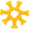 FRCOLOR 12 Pezzi Tappi in Plastica per Tubi di Trampolino, Accessorio per Trampolino Facile da Installare, per Festa Estiva e Protezione Sicura