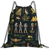 Generic Zaino con Coulisse Egyptian 03 Sacchetta Sportiva Leggero Borsa con Coulisse Resistente Drawstring Backpack per Unisex Viaggi Vacanze