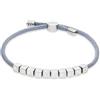 LIEBESKIND Berlin Bracelet - Elegante bracciale in acciaio inox lucido - argento - regolabile fino a 21 cm - impermeabile e delicato sulla pelle