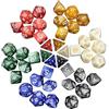 DAFNE Set di dadi D&D, set da 6 pezzi bicolore, inclusi d4, d6, d8, d10, d12 e d20, compatibile con Dungeons & Dragons, D&D, Giochi di Ruolo, Magic: The Gathering, ecc. - 42 dadi in totale