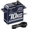 Miuzei Servo RC Servo 70 kg 180° Digital servomotore High Torque Metal Gear per 1/10 1/8 1:7 Auto RC Car Boot Aereo Impermeabile 4,8 - 6,0 - 8,4 V CNC Metallo Standard Servo con cavo 25T