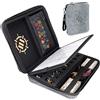 ENHANCE Custodia Organizer per Giochi di Ruolo in Edizione da Collezione - Raccoglitore DND con Supporto per Fogli di Personaggi Integrato e Pannello per Scriba Cancellabile (Dragon Argento)