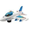 giocoscuolaregalo Aereo Giocattolo con Luci Suoni e Movimento Mistero Bump & Go Aereoplano Super Jet Giocattolo con Movimento con luci Suoni Musica Aereo Grande Giocattolo,Colori Assortiti (c)