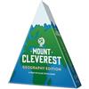 Mount Cleverest MONTE CLEVEREST - Geography Edition | Gioco di Trivia vero o falso | Divertente gioco di carte per famiglie per adulti e bambini | Giochi per feste di compleanno per bambini | Giochi di viaggio |