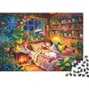 DAFUfbw Cozy Cottage Puzzles 1000 pezzi Recycled Whimsical Home Senior Puzzles Party Accessori per il gioco Great Regalo Idea for Family And Friends Birthdays 52x38cm/1000pcs