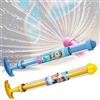 LLELEMAMO Pistola ad Acqua LED Effetto Fuochi d'Artificio per Bambini e Adulti, Blaster Luminoso a Pompa, Set Fucili Spara Acqua per Festa in Piscina Mare, Gioco Estivo Aperto Resistente (2Pcs-A)