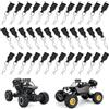 FAMCUCHE 36 Pezzi RC Car Clips con Linguette A Strappo, RC Corpo Shell Pin, Pin Della Clip Del Corpo Ricambi RC, Perni per Clip per Carrozzeria RC per Scocca Auto Telecomandata 1/10, 1/12 e 1/16