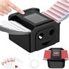 Buldoospok M3L-Shuffler automatico per carte ricaricabile, 2 mazzi, batteria integrata da 2000 mAh, ricarica USB-C, shuffler veloce a basso rumore, portatile Smart Shuffler automatico per UNO Poker Blackjack
