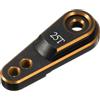 QUARKZMAN Alluminio Lega 25T Braccio Servocomando Corno Oro per 1/10 Accessori Auto RC/Barca/Aereo Barca 1pz