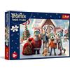 Trefl - La famiglia Treflik, Babbo Natale e le renne in soccorso - Puzzle da 100 pezzi - Puzzle natalizio con personaggi delle fiabe, per bambini dai 5 anni in su
