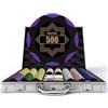 HEITOK Set Fiches Poker Clay Composite 500 pz 14g con valigetta