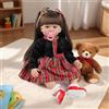Binxing Yts Bambola neonata realistica da 22 pollici (55 cm), realizzata a mano, in morbido silicone e vinile. Bambola neonata realistica, giocattolo realistico per bambini e bambine, regalo per bambini e bambine