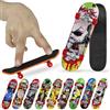 XINGGANG 12 Pezzi Finger Mini Skateboard da Dito per Bambini, Giocattolo in Lega, per Giocare o Come Decorazione