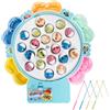 Ayciep Gioco di pesca, gioco di pesca giocattolo per 3,4,5,6 anni, 21 pesci, 4 canne da pesca, gioco di pesce magnetico con musica, regalo per ragazzi e ragazze