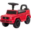 Baroni Toys Suv Mercedes Ride-On Macchinina Spingi e Vai per Bambini 1-4 Anni, Fari LED, Suoni Realistici, Ruote Antiscivolo, Vano Portaoggetti, 69.5x29x43 cm Rossa