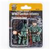 Buildarmy WWII Soldiers - Action figure articolata in mattoni - Building Block Midifigure - Compatibile con le principali marche - Collezione di storia militare (WW2 Fuciliere di fanteria tedesco)