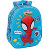 safta SPIDEY - Zaino scolastico, design 3D, ideale per bambini di diverse età, comodo e versatile, qualità e resistenza, 27 x 10 x 33 cm