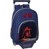 safta STAR WARS - Zaino per bambini con carrello Safta 705, ideale per bambini di diverse età, comodo e versatile, qualità e resistenza, 27 x 10 x 33 cm