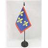 AZ FLAG Bandiera Da Tavolo Provincia D'Angiò 15X10Cm - Piccola Bandierina Province D'Anjou Regno Di Francia 10 X 15 Cm