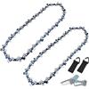 BlitzPro Set di catene per motosega da 6 pollici, 2 pezzi, taglio rapido del legno, semiscalpello, a bassa vibrazione, durata delle celle, con riduzione del rimbalzo, per Makita DUC150Z Bosch EasyChain 18V-15