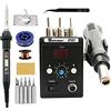 RSGXLFQZVAK Stazione Saldante, Giaro di saldatura del pistola calore dell'aria calda 22 0V / 110V. Stazione rilavorazione della for gli strumenti riparazione dissaldato(SET-1,110V US Plug)