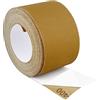 ABN Adhesive Sticky Back 400-Grit Sandpaper Roll 2-3/4in x 20 Yards Aluminum Oxide Golden Yellow Longboard Dura PSA