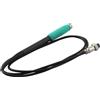 MoSundi Maniglia per stazione di saldatura per ferro di ricambio F210/F245, compatibile con DWS-200, filo in silicone ad alta temperatura da 1,2 m, verde/nero F245