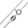 SilverAmber Jewellery gioielleria fine 925 argento Catena italiana corazzata con taglio a diamante - 1.1 mm - Collana da donna in argento in 81 cm GCH00932