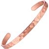 BioMag Bracciale in puro rame per uomo e donna, 100% massiccio, grezzo e non rivestito, fatto a mano, stile vintage, One Size, Rame, Non pietra preziosa