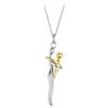 Qings Collana Abbraccio per Coppia in Argento Sterling 925 Collanas Pendente a Forma di Cuore Abbracciato Regalo di Compleanno o Anniversario per Lui, Lei e Mamma