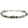 NADIR Bracciale Uomo Marlù 13BR111 Namastè Sfere Ematite Turchese Africa