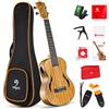 Vangoa Ukulele Tenore 26 pollici in Legno di Noce Hawaii Ukuleles Acustico per Principianti Studenti Adulti con Borsa