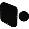 Musiclily LP Backplate and Switch Cover Set per Chitarra USA Les Paul, 1 strato Nero