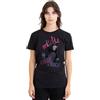 Disney Camp Roccia Mitchie Airbrush T-Shirt Donna, Nero, M