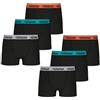 Athena Trio Choc 8a10 Biancheria Intima Ragazzo, Nero Cintura Grigio/Nero Cintura Blu Turchese/Nero Cintura Arancione/Nero Cintura Grigio/Nero Cintura Blu Turchese/Nero Cintura Arancione, 14 Anni