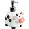 Colias Wing Cute Cartoon Animal Shaped Soap Dispenser with Plastic Pump, Refillable Lotion Soap Bottle, Lotion Bottle, Hand Soap Dispenser, Home Decoration-Cow