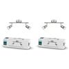Philips Lighting Limbali, Lampada Faretti da Soffitto, 2 Punti Luce, Acciaio (Confezione da 2)