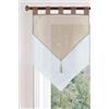 Gardinenbox 2023710 - Tendina a doppio strato, in voile, 90 x 60 cm, colore: tortora