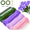 Elalove Set da 400 Pezzi Scovolini Colorati per Lavoretti, Kit con Scovolini e Accessori per Fiori per Bomboniere Fai da Te, Pipe Cleaner Flowers Kit per Decorazioni e Composizioni Floreali